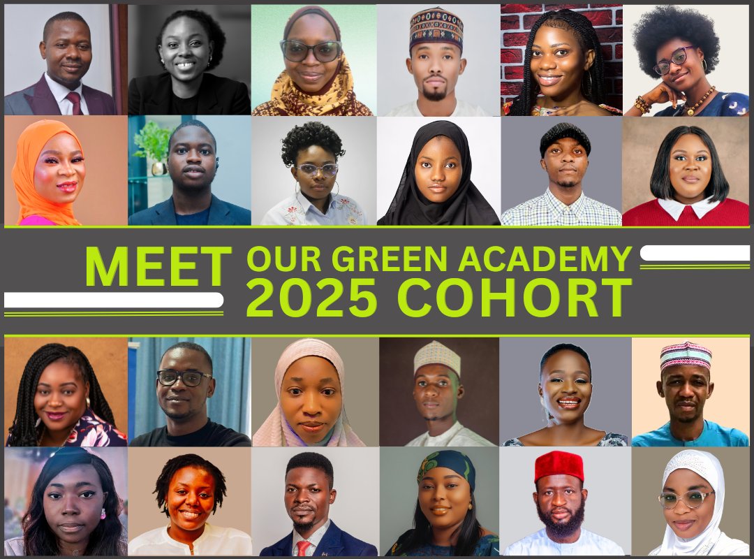 hbsNigeria's tweet image. Congratulations to the 2025 Cohort of the Nigeria Green Academy! The adventure starts here🎉

Watch out for more information on the space for the incoming cohort. Spread the excitement!💚

#NigeriaGreenAcademy2025 #NGA2025