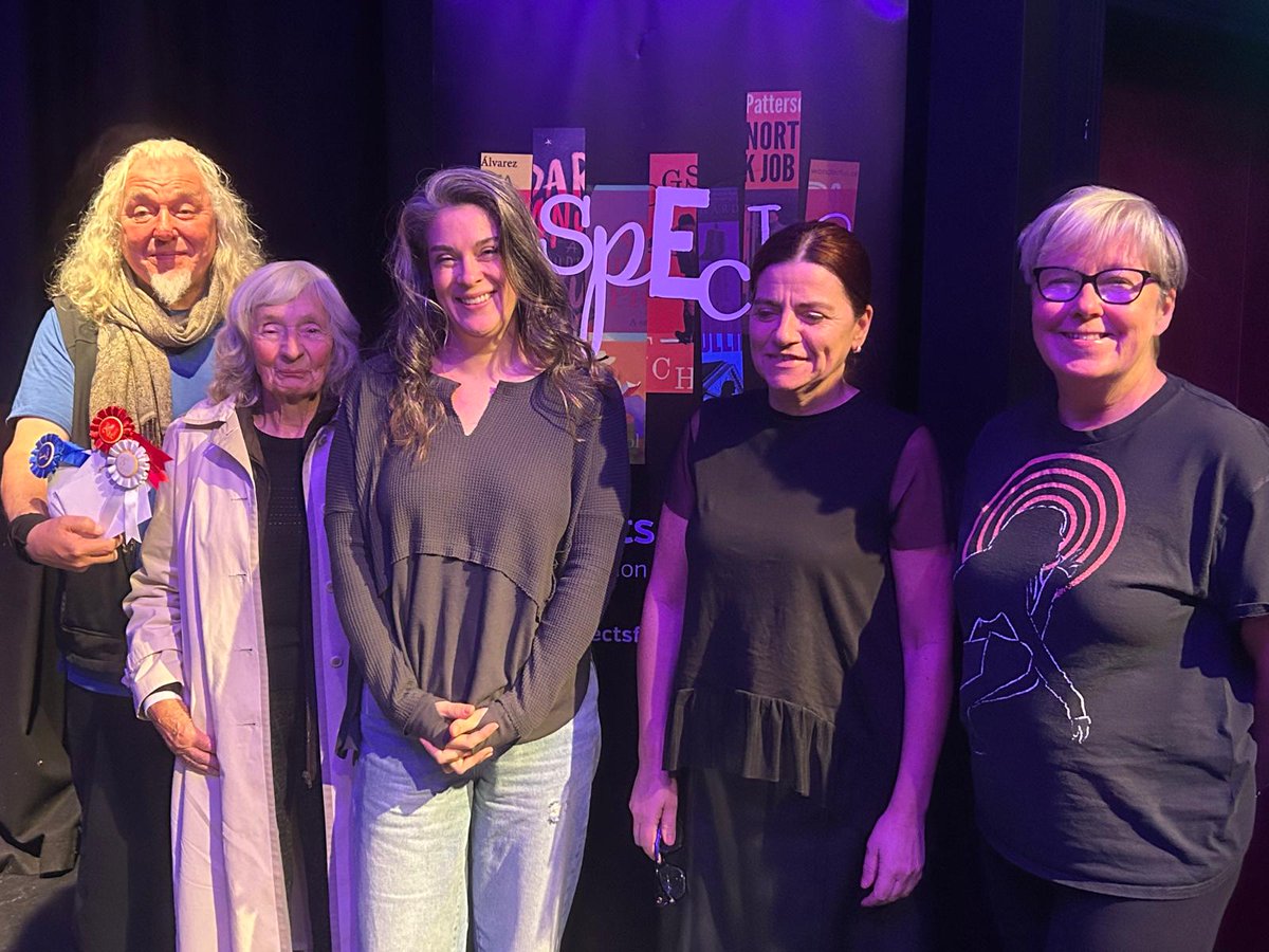 aspectsfestival's tweet image. Congrats to the winners of the Aspects North Down Poetry Slam! 👏

1st place: Jude Fox
2nd: Maria Connolly
3rd: Ann-Marie Foster
Runner-up: Helen McCormick

Jude &amp;amp; Maria head to the Ulster Final!

Festival runs until 5 Oct 👉 aspectsfestival.com/whats-on

#AspectsFestival #PoetrySlam