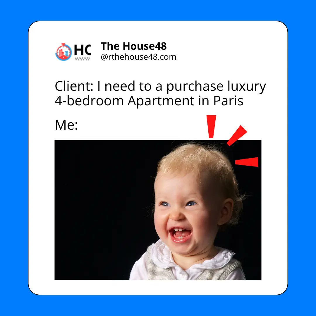 Thehouse48_hub's tweet photo. When the client says Paris luxury apartment… 😍 We’re already smiling! 🏡✨
#TheHouse48 #LuxuryHomes #ParisLiving #DreamHome #GlobalRealEstate #SweetListings #LuxuryApartments #HouseGoals #PropertyMadeEasy #FindYourHome #ViralPost #ViralMeme #ViralReels #TrendingNow https://t.co/r1rFBXG2n8