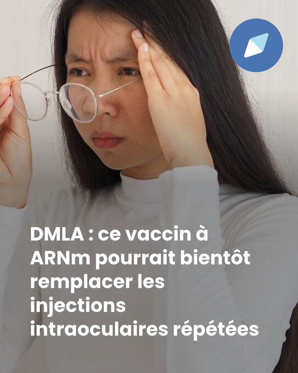 doctissimo's tweet photo. Un vaccin ARN contre la DMLA : vers une révolution ? 👉 https://t.co/GbDjARhLbl https://t.co/WkkNB4hHje