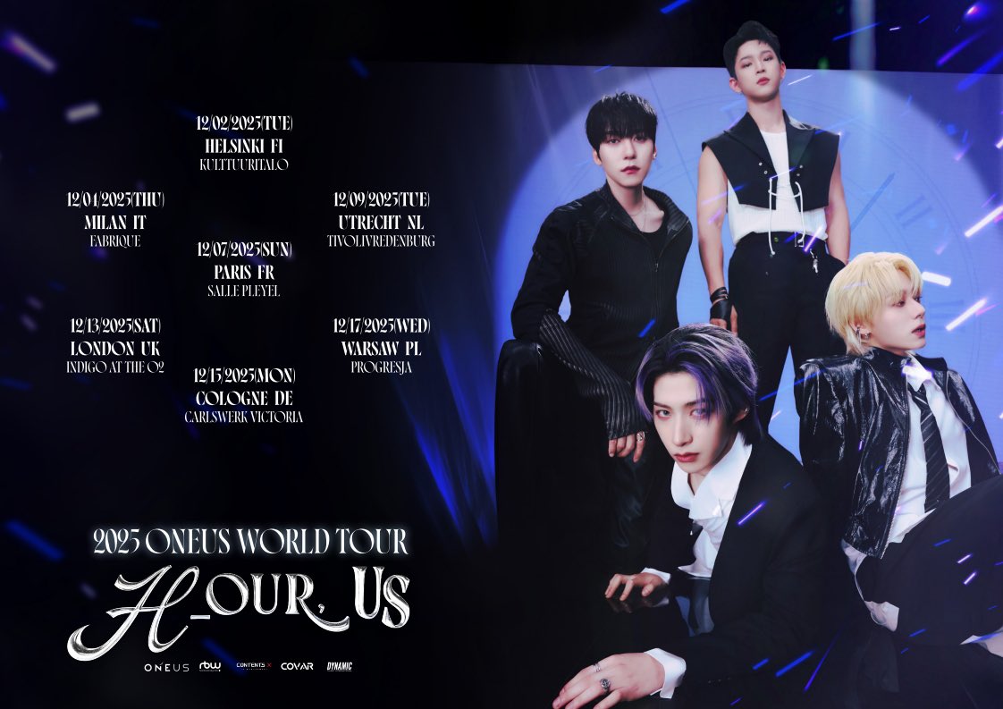 #ONEUS esiintyy Helsingin Kulttuuritalolla joulukuussa. Lipunmyynti alkaa ylihuomenna. #H_OUR_US 

🔗 kome-world.com/fi/news/169547…
