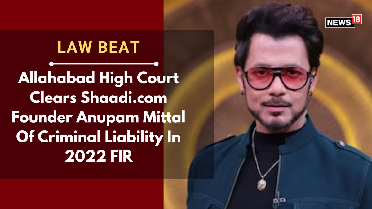 CNNnews18's tweet image. The high court concluded that Shaadi.com was indeed functioning as an intermediary and therefore enjoyed the protections of Section 79 of the IT Act

@lawbeat | #Shaadi #ITAct #HC #AnupamMittal 

news18.com/india/allahaba…