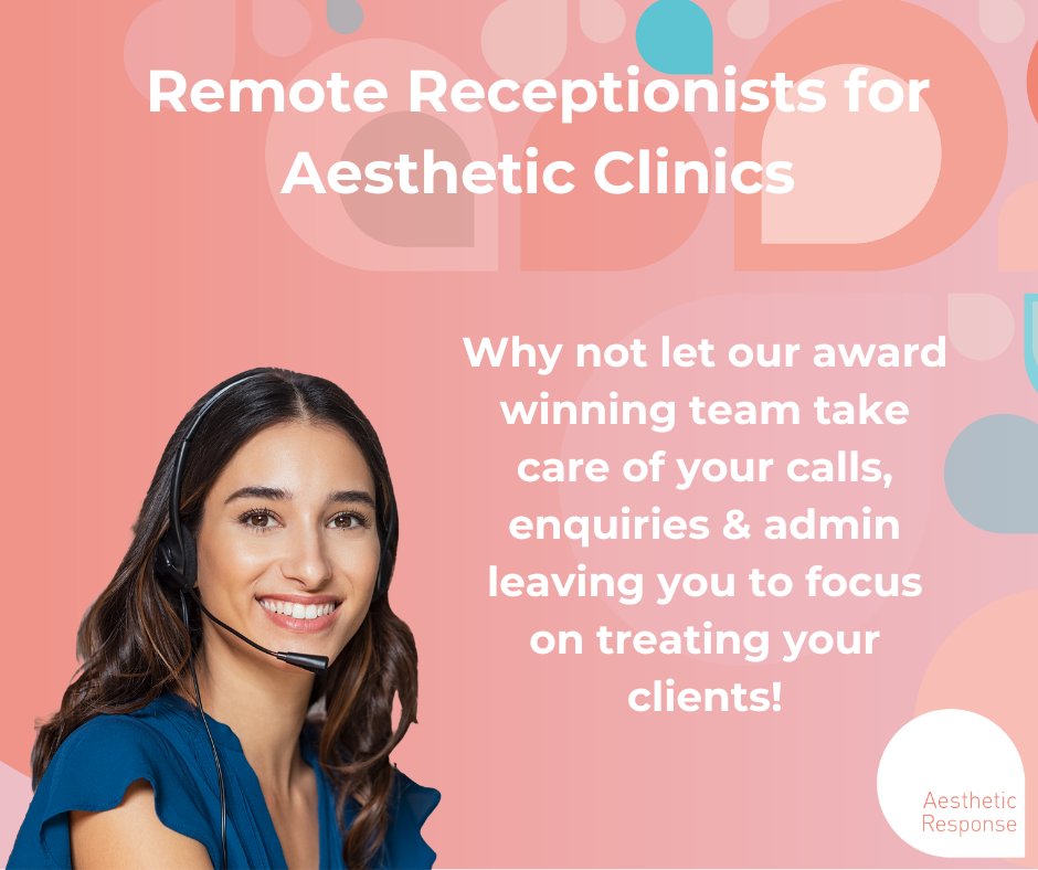 a_response's tweet image. ✨ Let Aesthetic Response support your journey by managing the behind-the-scenes ✨

✅ Client calls &amp;amp; messages
✅ Enquiries &amp;amp; lead response
✅ Admin tasks (and all the in-betweens)

📩 DM us to learn more or call us on 01917203001

#Virtualreception #AdminHelp #ClientCare