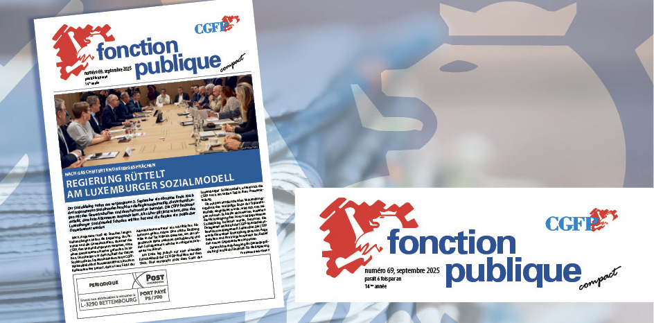 Le nouveau numéro du magazine « compact » est désormais disponible en ligne. Nous vous souhaitons une bonne lecture. 👉 cgfp.lu/images/_CGFP/c…