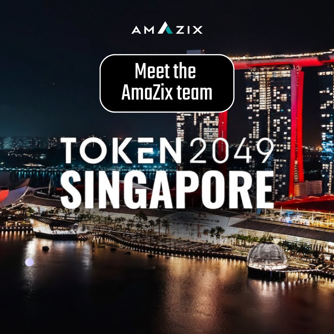 Meet the AmaZix team at Token 2049.

Our Strategic Community Management framework helps Web3 projects build trust, scale engagement, and deliver long-term impact.

see you in Singapore (Oct 1-2, 2025)