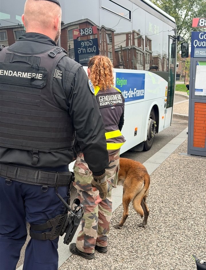 👮‍♂️[SÉCURITÉ DES TRANSPORTS]👮‍♂️ 

🚨 Une opération de lutte contre les stupéfiants a été menée à ORCHIES. 

👮‍♂️1️⃣1️⃣ militaires de la CGD de DOUAI et 2️⃣ du GIC de LESQUIN ont été engagés. 

➡️2️⃣0️⃣0️⃣ personnes et 2️⃣0️⃣ bus contrôlés.

▶️Tous les conducteurs et usagers étaient en règle.
