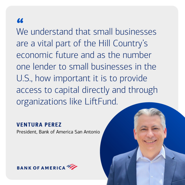 As Texas’s Hill Country recovers from July’s floods, <a href="/BankofAmerica/">Bank of America</a> has committed $1M in lending capital to <a href="/LiftFundUS/">LiftFund US</a>, a nonprofit small business lender. There’s nothing better than working for a company that takes action when it’s needed most! bit.ly/42dJ2Eu