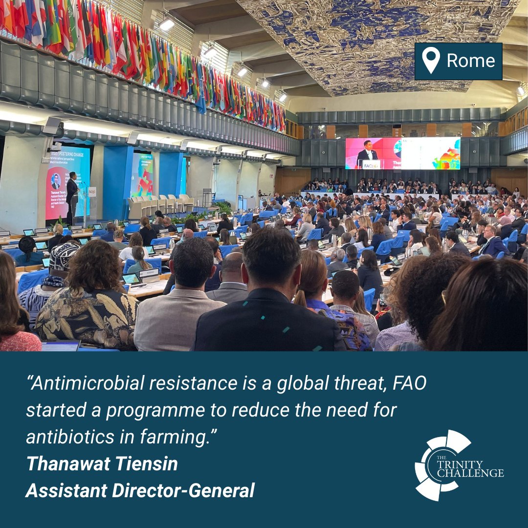 TrinityChall's tweet image. We&apos;re pleased to be at FAO Sustainable @FAOLivestock Conference. @ThanawatTiensin of @FAO gave an opening speech on the need for better nutrition and better environment for a better life and the vital role of grassroots engagement with farmers and young people for real change.