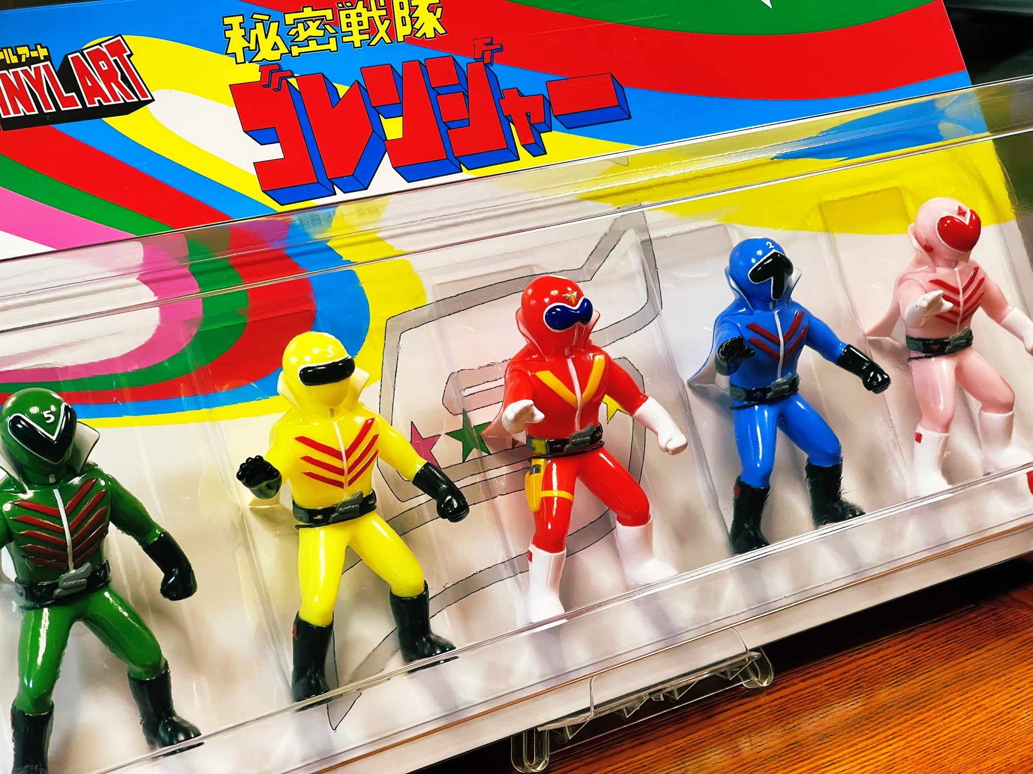 max toy HEROES ⅥNYL ART ソフビセット ゴレンジャー max toy HEROES ⅥNYL ART ソフビセット ゴレンジャー
