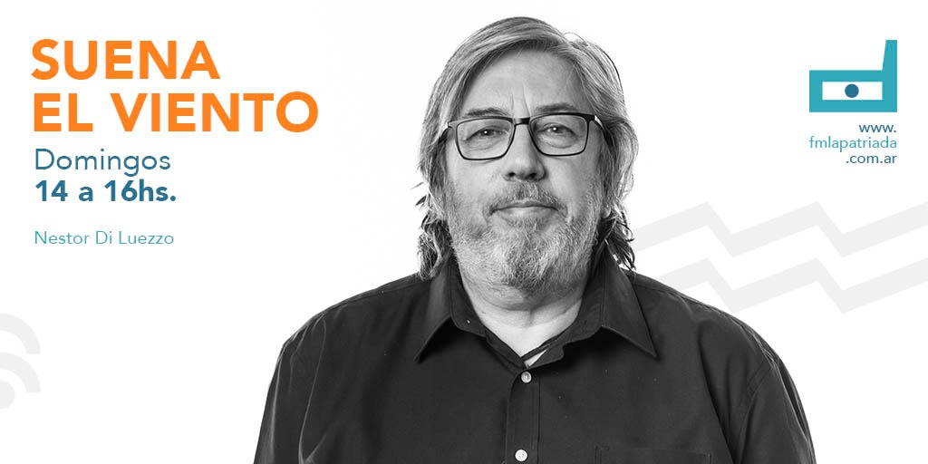 #AIRE | Arranca "Suena el Viento" (<a href="/Suenaelviento1/">Suenaelviento</a>)🎙️ con la conducción de <a href="/nestordiluezzo/">Néstor</a> 🎶 

👉 Domingos a las 14 hs, por youtube.com/@FMLAPATRIADA 📻