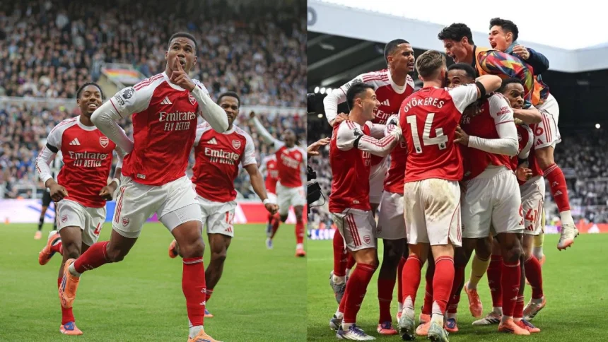 SportsDigestINT's tweet photo. Arsenal Stun Newcastle With Late Comeback Victory In Premier League Clash
Full Story👉 https://t.co/PNzYcwErls
#Arsenal #Newcastle #PremierLeague #ComebackWin #LateGoals #FootballHighlights #Gunners #StJamesPark #DramaticFinish #FootballNews https://t.co/fpkC49Mxdg