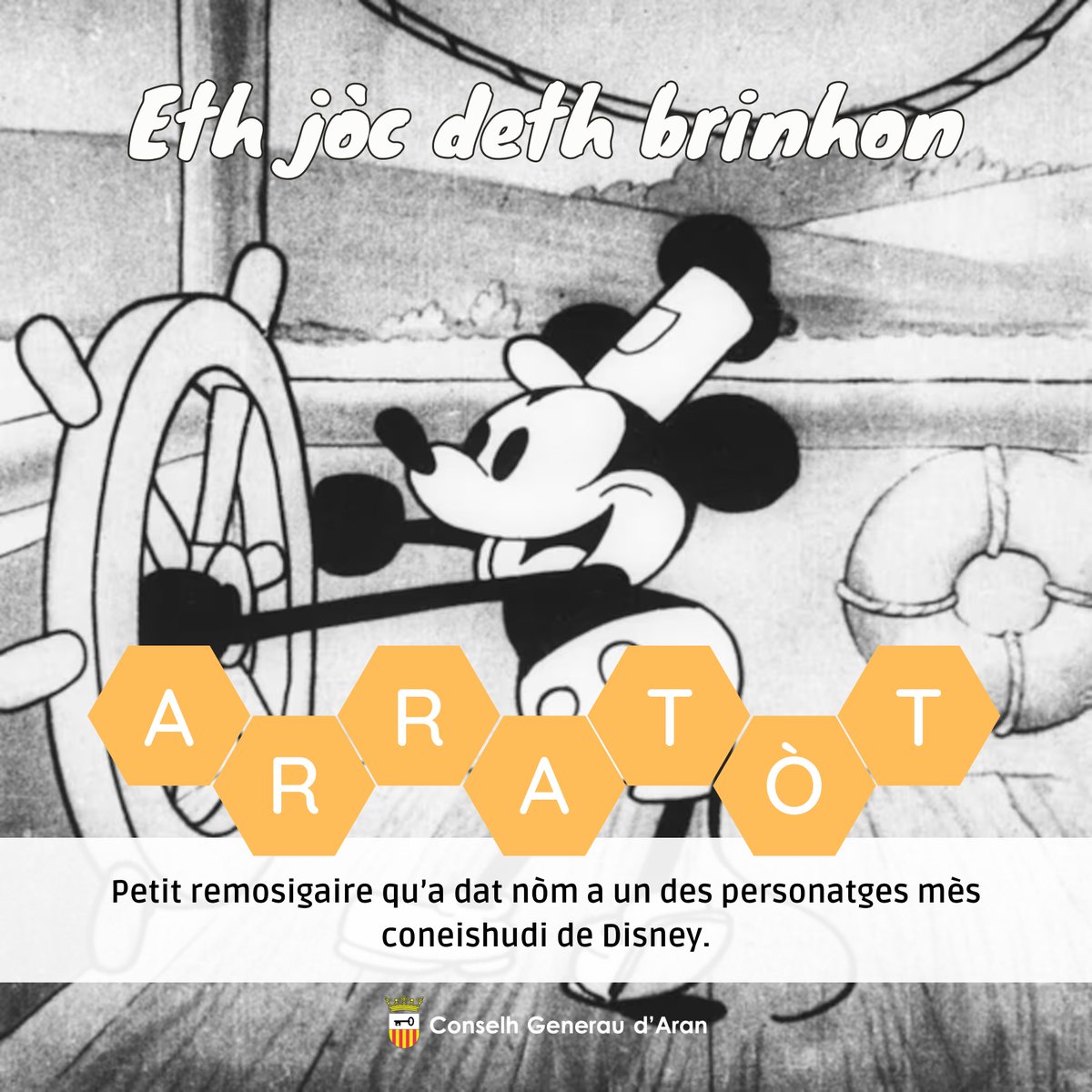🐝 Eth jòc deth brinhon. Eth trincacap lingüistic que vos adocís eth cervèth!

❓ As endonviat eth brinhon d'aué?

#Aranés #EnAranés #PublicacionsEnAranés