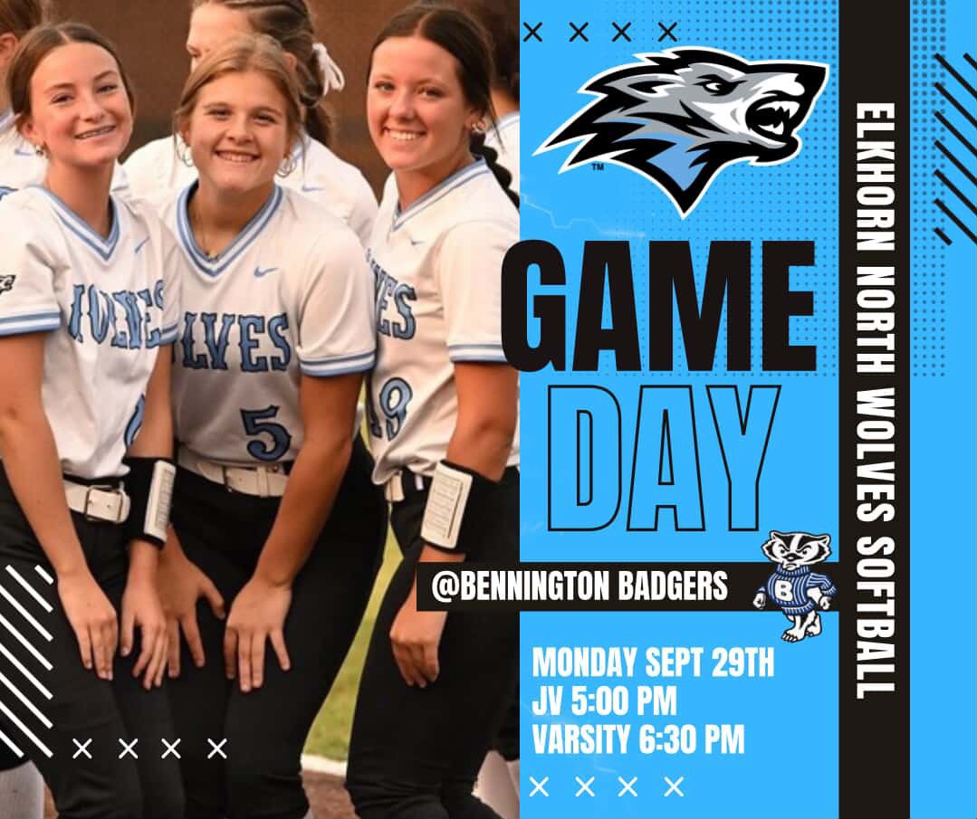 Game Day at Bennington! 
Let's Go Wolves! 🩵🖤