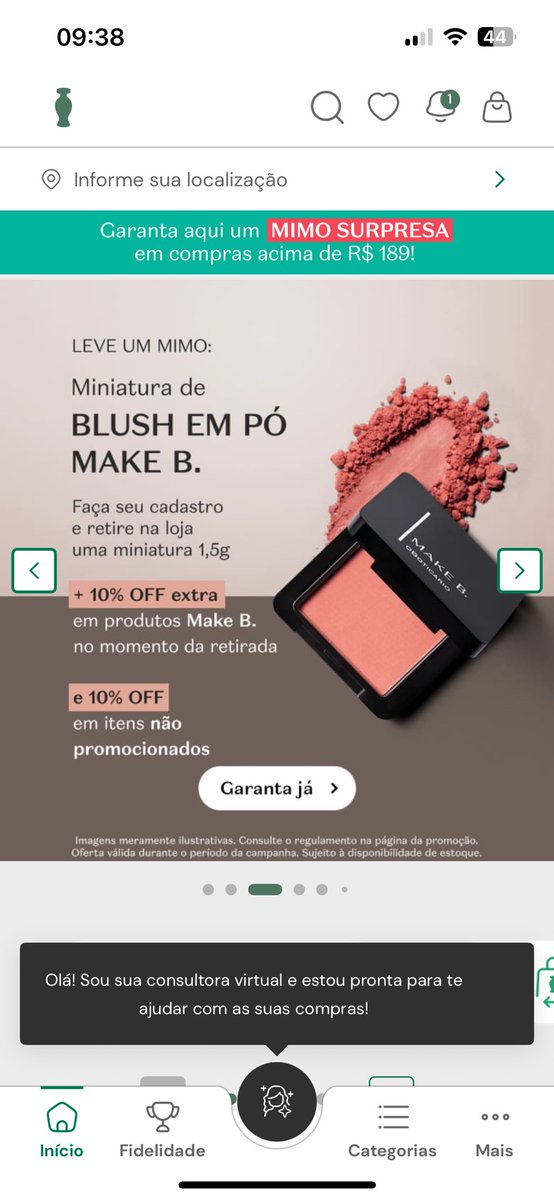 testcuidados's tweet photo. Brinde oBoticario liberado! 

É um mini blush da Make B , cadastre pelo link:

https://t.co/KlNueOrqGO

Aproveitem e sigam @testandocuidados no insta para não perder as melhores dicas. https://t.co/FNSH9lhBuH