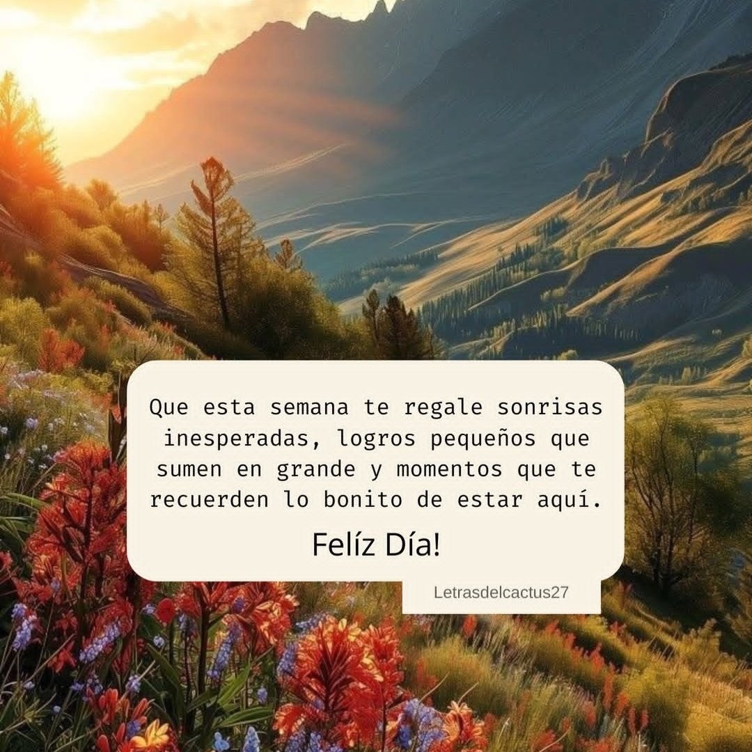 #BuenosDías #Vibes #FelizLunes #FelizSemana