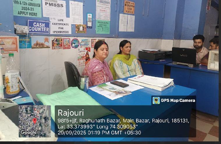 Day-12 Digital literacy Seva Parv at Rajauri <a href="/OfficeOfLGJandK/">Office of LG J&K</a> <a href="/Divcomjammu/">Divisional Commissioner Jammu</a> <a href="/DivComKash/">Divisional Commissioner Kashmir</a> <a href="/dmjammuofficial/">District Magistrate, Jammu</a> <a href="/dr_piyushsingla/">Dr. Piyush Singla</a> <a href="/diprjk/">Information & PR, J&K</a> <a href="/CSCJK/">CSC J&K</a>