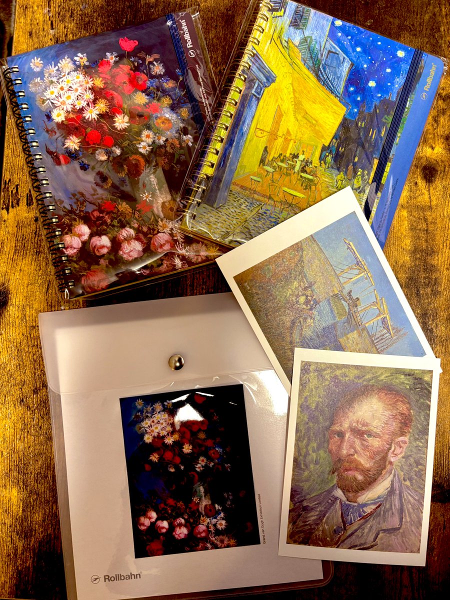 大ゴッホ展 野の花とバラのある静物 ロルバーン4点セット い