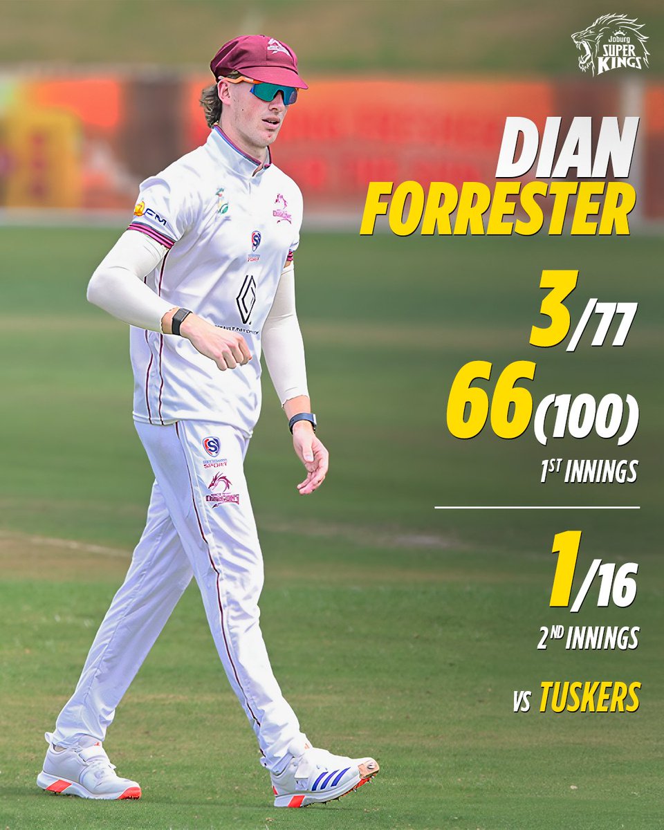 JSKSA20's tweet image. Forrester’s Class Act 👌🔥

#4DaySeries
#WhistleForJoburg
#ToJoburgWeBelong