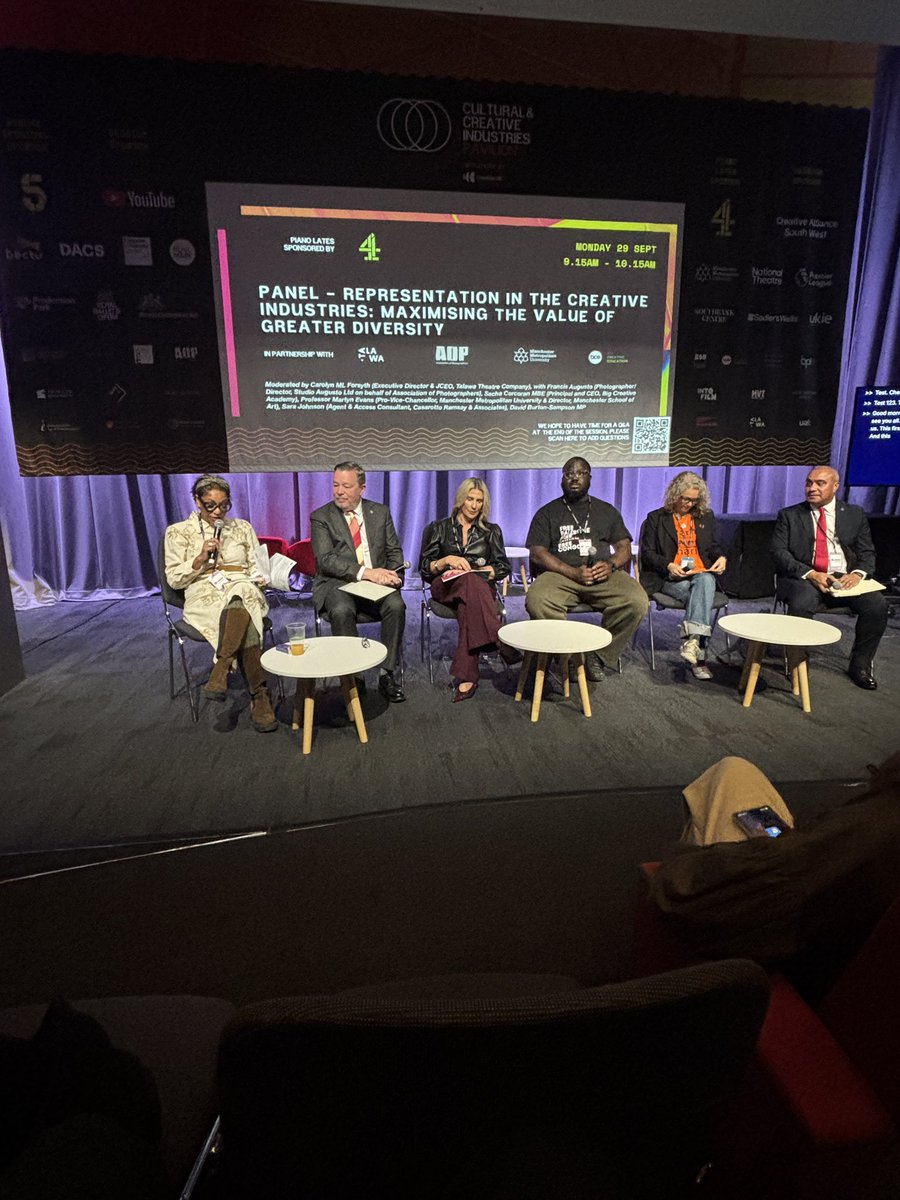 mod_matt_dix's tweet image. Had an interesting morning at conference, I went to the @CreativeUK_News panel about diversity in the creative industries. 

I wanted to find out how the industry could support people with a learning disability into creative industries.