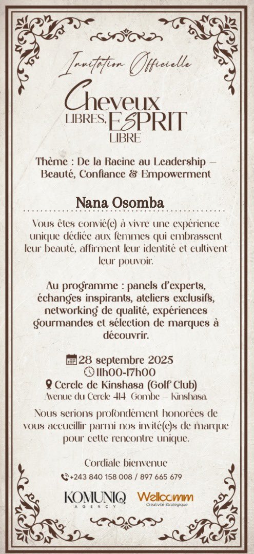 NanaOsomba's tweet photo. Les perruques et tissages, c’est bien… mais n’oubliez pas de chérir vos vrais cheveux aussi. Ils méritent autant d’amour que votre plus belle lace.
Mes cheveux c’est mon identité, c’est une partie de moi que j’ai décider d’aimer comme elle est.
#AfroQueen👩🏾🦱 #CheveuxLibre… https://t.co/ThNHypICGj