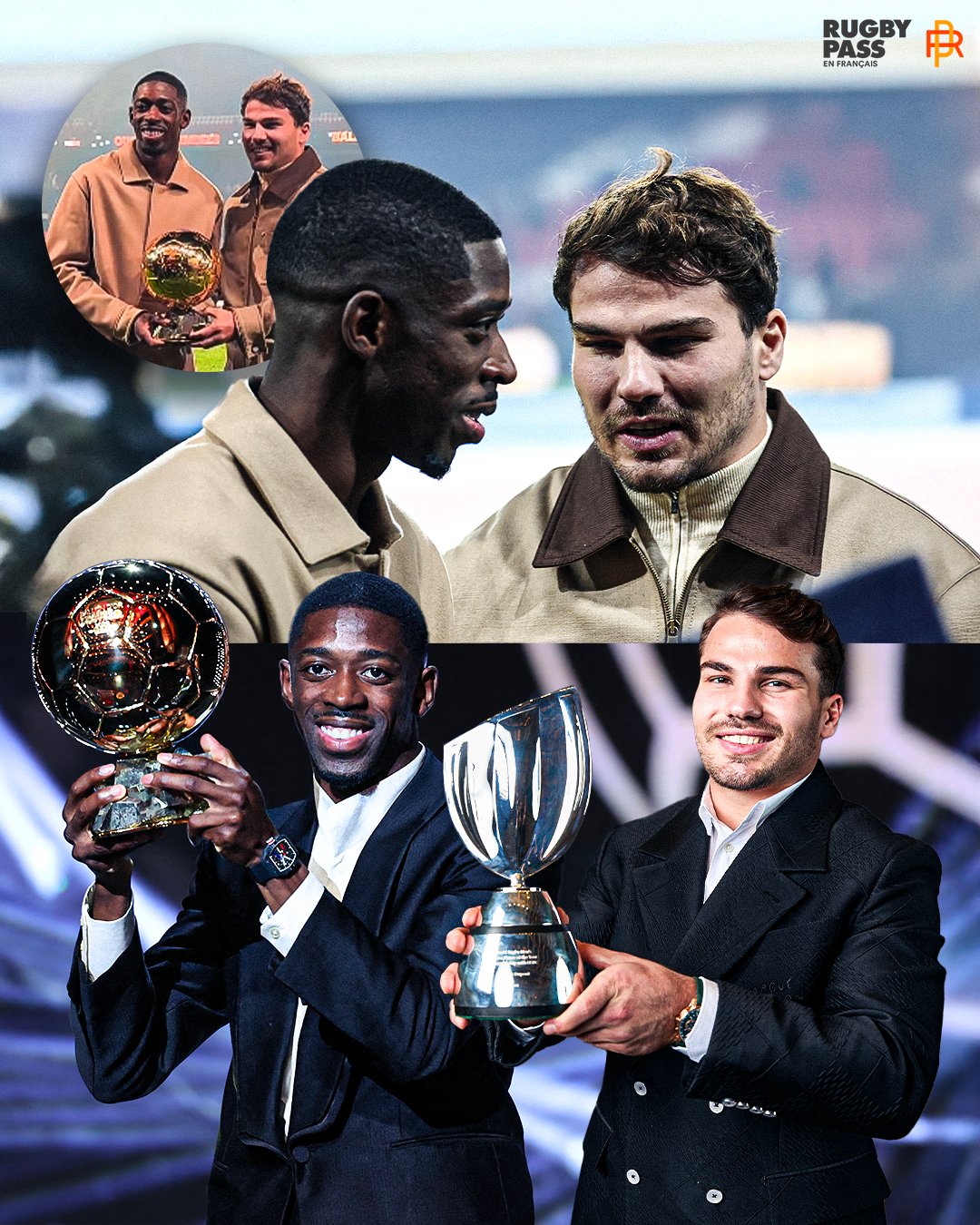 RugbyPass FR 🇫🇷 on X: "Ousmane Dembélé 🤝 Antoine Dupont Rencontre au  Parc des Princes entre deux cracks français 🇫🇷 #rugby  https://t.co/Y414UdlKKZ" / X