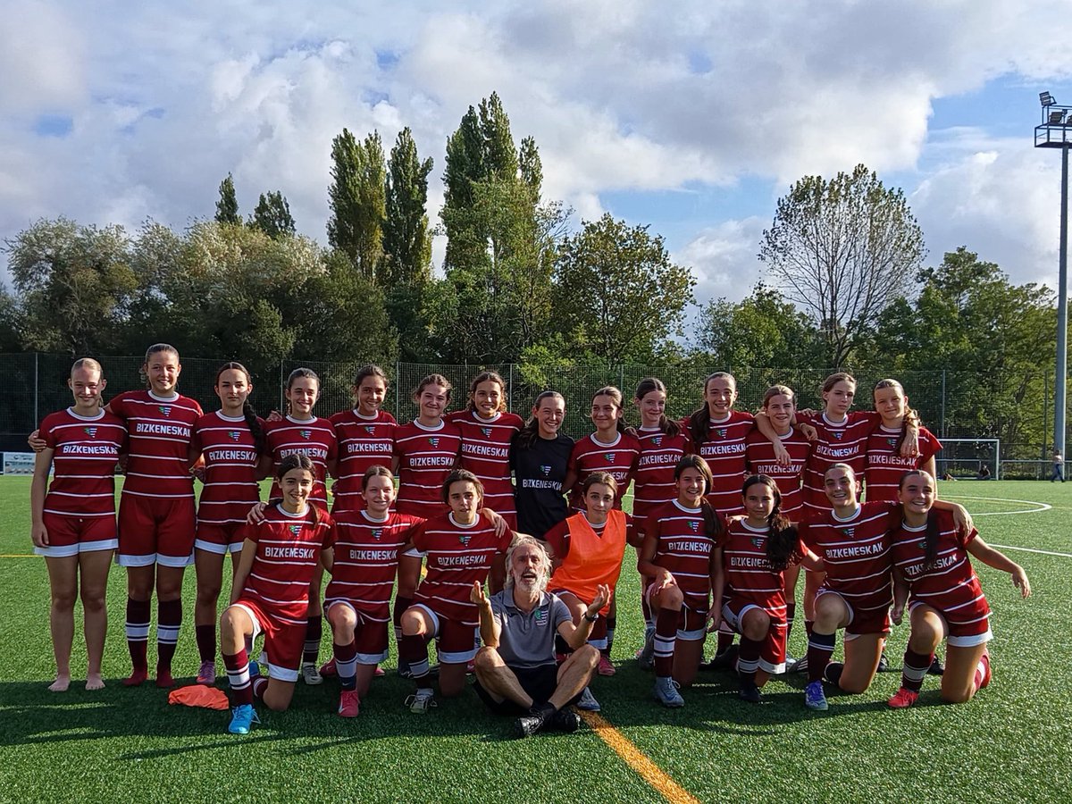 Victoria de nuestro cadete, 3-1 contra el @basauriko_kimuak 👏🏽🙂

A por el siguiente 💪🏼