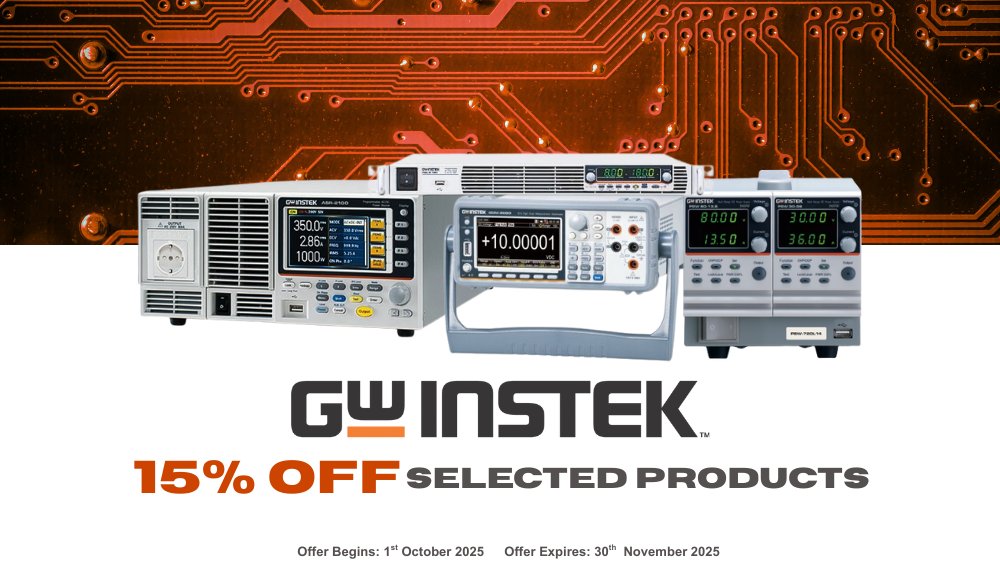 SJElectronics's tweet photo. We're Thrilled to announce 15% off on selected GW Instek Products! 

Take a look at this sweet deal waiting for you!

https://t.co/VuoGPbB79p https://t.co/QM8jy0GTvC