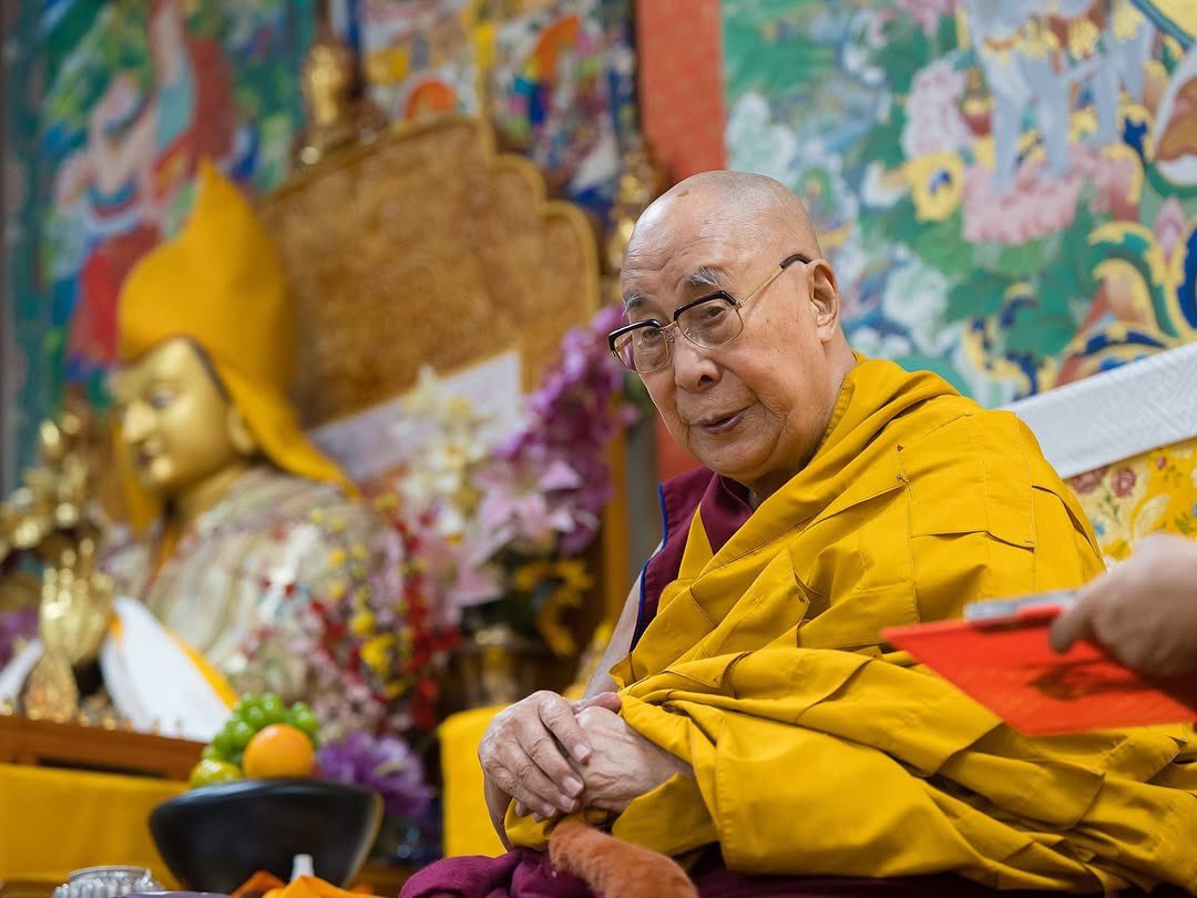 CTA_TibetdotNet's tweet photo. On 29 September 2025, His Holiness the 14th Dalai Lama presided over the first day of a two-day ordination ceremony in Dharamsala, India, conferring novice vows upon monks and nuns from Taiwan.

Photo Courtesy: Office of His Holiness the Dalai Lama https://t.co/BG8FzoDvnR