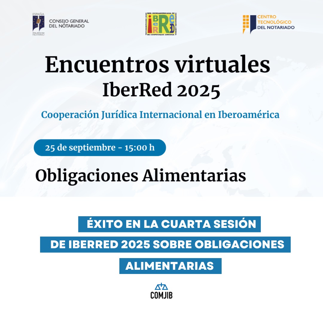 ComjibOficial's tweet photo. Se celebró con éxito el cuarto encuentro virtual de IberRed, que ha fortalecido la cooperación internacional en materia de alimentos y perfeccionado el Manual práctico para operadores jurídicos. Seguimos avanzando en justicia alimentaria en Iberoamérica. #IberRed #cooperacion https://t.co/v5irps00Gz