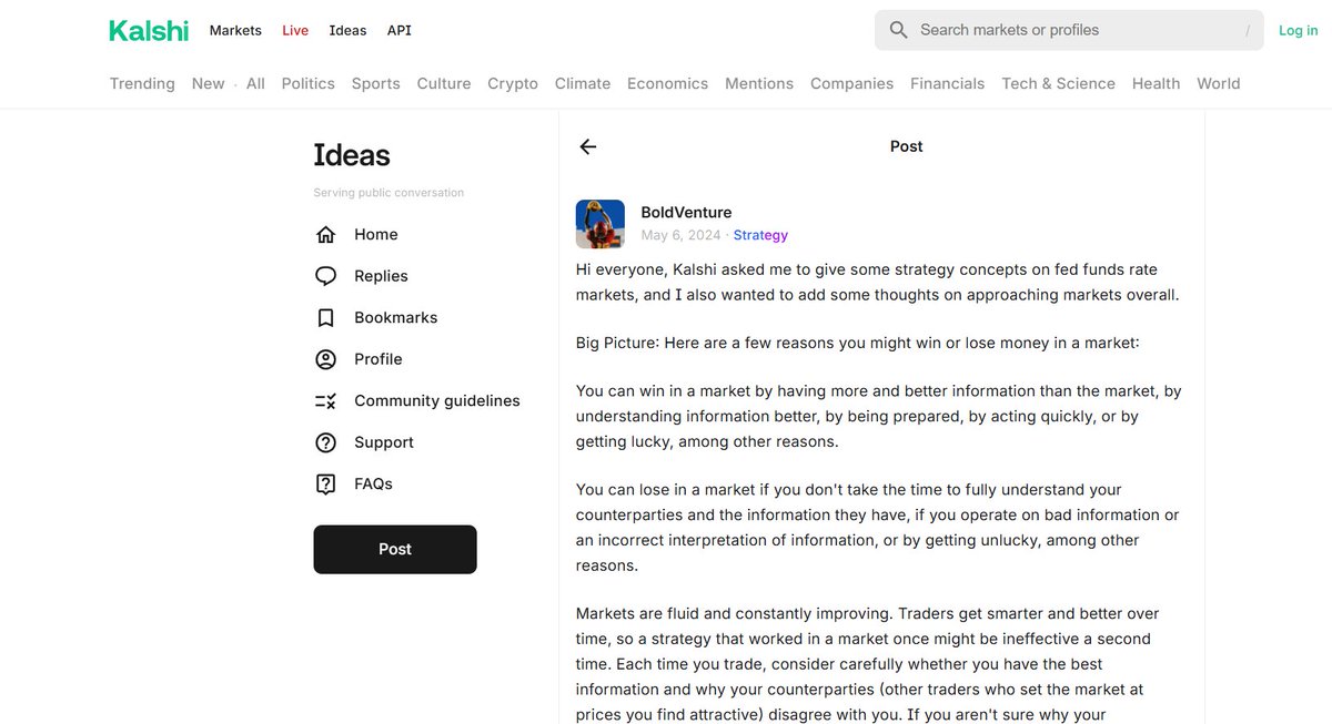 cryptovcdegen's tweet image. Now I understand the basic concepts of fed funds trading in Prediction Market from a person who ranked third among all traders with a PNL of $720k

After reading this article (I recommend reading it in its entirety in @Kalshi), I understand that, as everywhere else, you can…