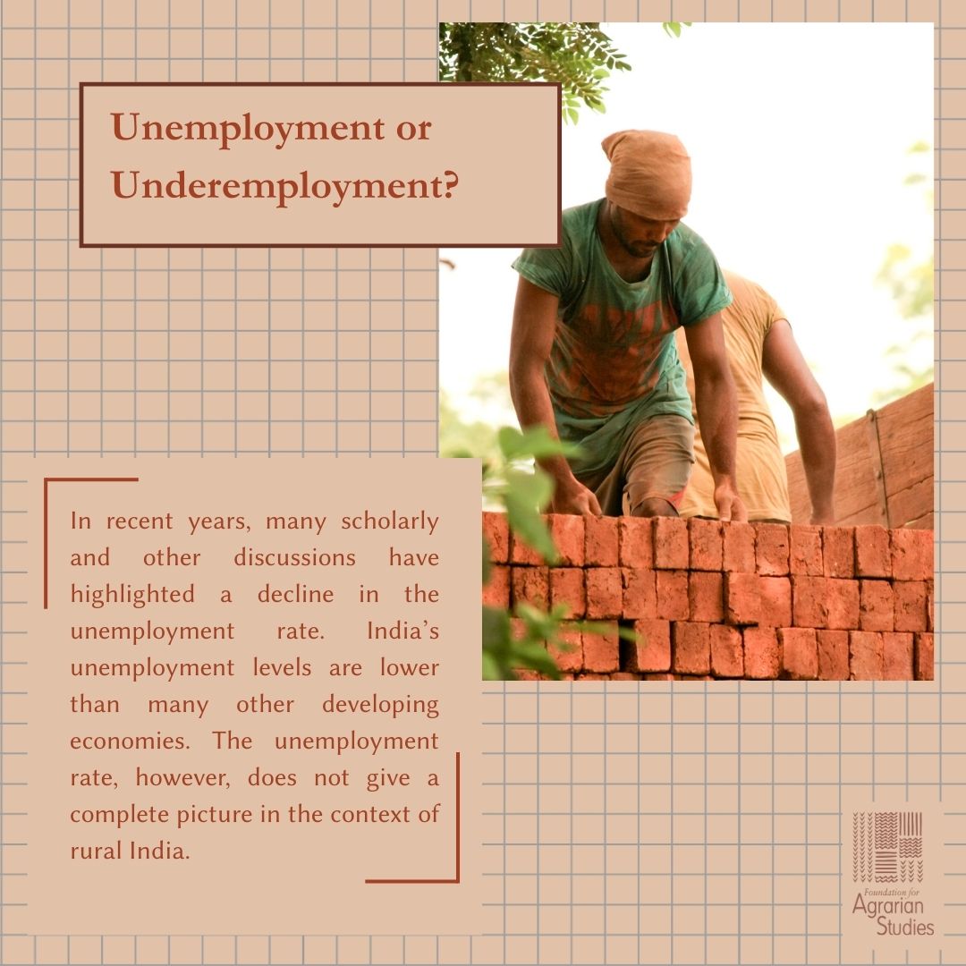 fasagristudies's tweet image. As part of our explainer series in the lead-up to the Conference on Agrarian Change, we are sharing short notes on key concepts around rural transformation.

Our third concept is #underemployment — a more severe issue than unemployment in the context of rural India, yet one that…