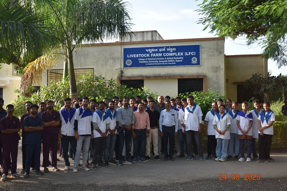 NSS Day 2025 Celebration Under the ages of the National Service Scheme (NSS) Unit Veterinary College, Junagadh