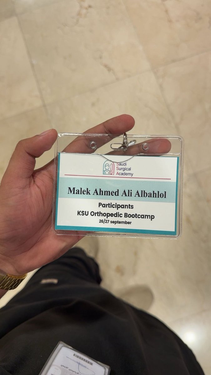 dralbahlol's tweet photo. It was a great experience attending the Orthopaedic Bootcamp organised by the #SaudiSurgicalAcademy. https://t.co/j1cXcKl6fP