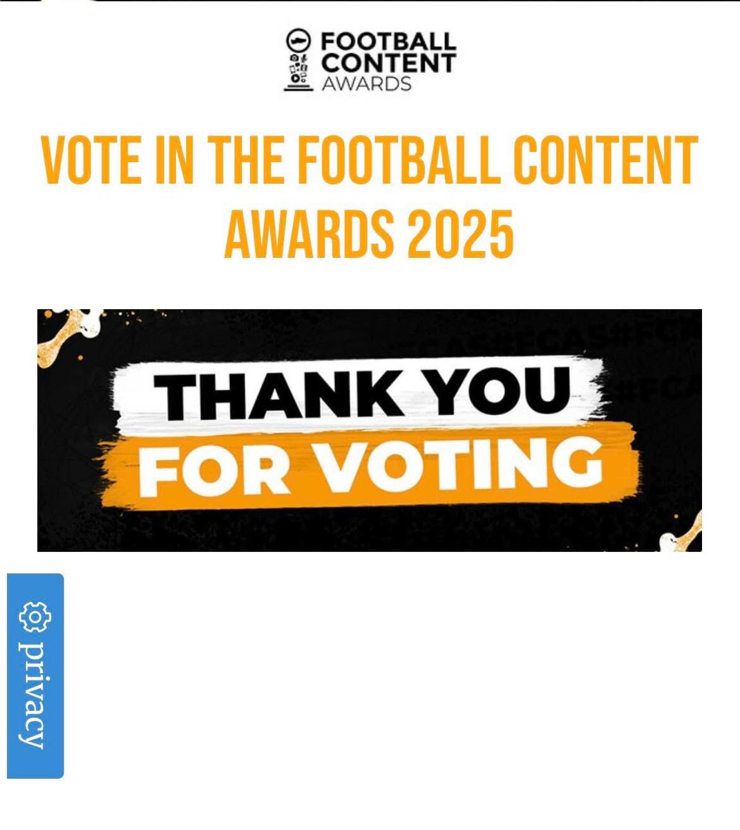 Can you all please vote in the diversity section for Rainbow Toffees? 
<a href="/IndiaWilloughby/">India Willoughby</a> <a href="/The_FCAs/">Football Content Awards</a> <a href="/NevilleSouthall/">Neville Southall</a> <a href="/Everton/">Everton</a> <a href="/speedomick/">Speedomick</a> <a href="/peterkavanaghs/">Peter Kavanagh's</a> <a href="/reid6peter/">Peter Reid 💙</a> <a href="/EvertonHeritage/">Everton FC Heritage Society</a> <a href="/Shiverpool/">Shiverpool</a> <a href="/wrexhampolicefc/">Wrexham Police FC</a> <a href="/EmeraldBluesIre/">Emerald Everton SC Ireland</a> <a href="/iamthatiam91/">julie a bowl of scouse and cup of yorkshire tea</a> <a href="/Freshlysquashed/">Dolly</a>