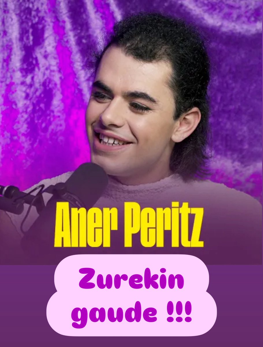 Aner Peritz, zurekin gaude. Eskuin muturrari zentimetro bat ere ez Euskal Herrian (eta gainerakoan ere ez)! 🔥🔥🔥