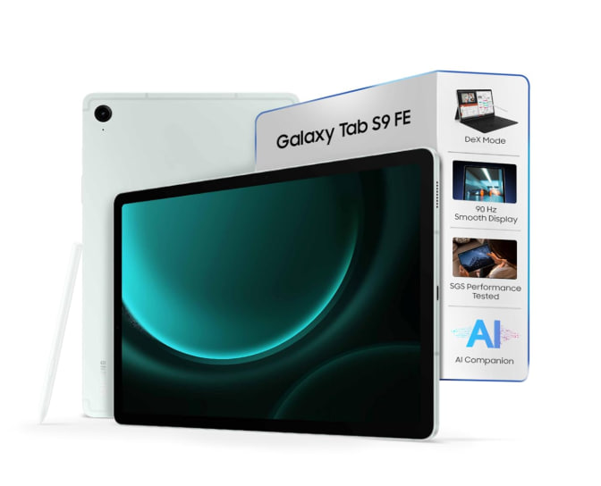 GrabOnIn's tweet image. 📱 Samsung Galaxy Tab S9 FE [Smartchoice] @ JUST ₹26,999 😍🔥
✨ Power + style packed in one sleek tablet!

👉 Grab it now: grbn.in/WzcTdnKqGA

#SamsungGalaxy #TabletDeals #TechOnABudget #BudgetBuys #GrabTheDeal