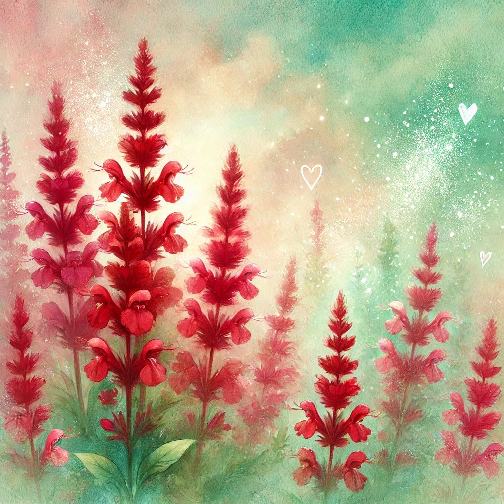 🌱9月29日　お誕生花×ハッピーマネー🌱

本日お誕生日の方、おめでとうございます！

🌸本日のお誕生花は「サルビア」
🌿花言葉は「尊敬」「知恵」
＊＊＊

真っ赤な花を咲かせるサルビアは、燃えるような情熱と力強さを象徴します。