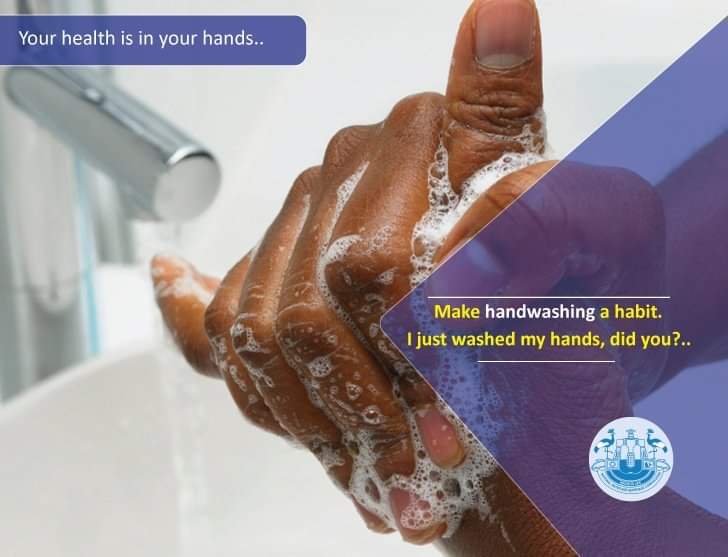 nwscug's tweet photo. Are you stepping out to have lunch? 

Remember to wash your hands with enough water and soap before eating or preparing meals for a healthy living. @NWSCMD #NwscTips https://t.co/0I0rUmVAzg