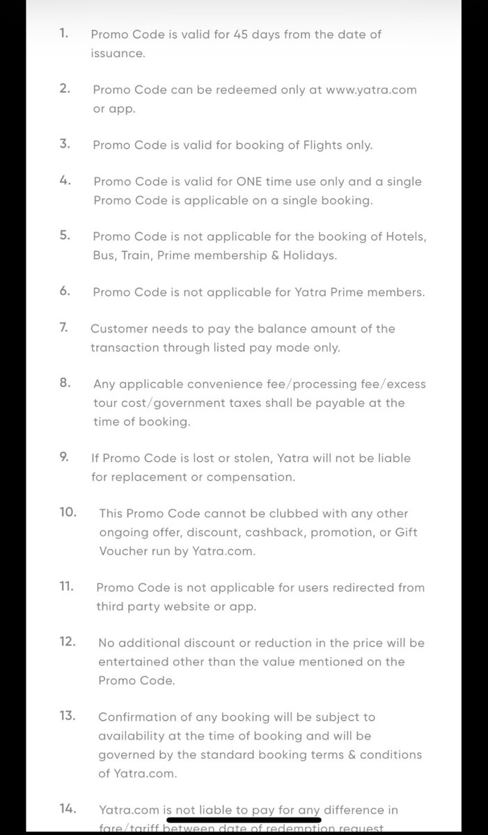 nohrialovenish's tweet photo. @CRED_club @YatraOfficial @CRED_club @YatraOfficial Bought 1500₹ gift card in mrng from cred , t&amp;c changed by yatra . Asking for round trip booking when applying . Please check and refund the amount if t&amp;c changed asap . https://t.co/GlpQ45wv2I