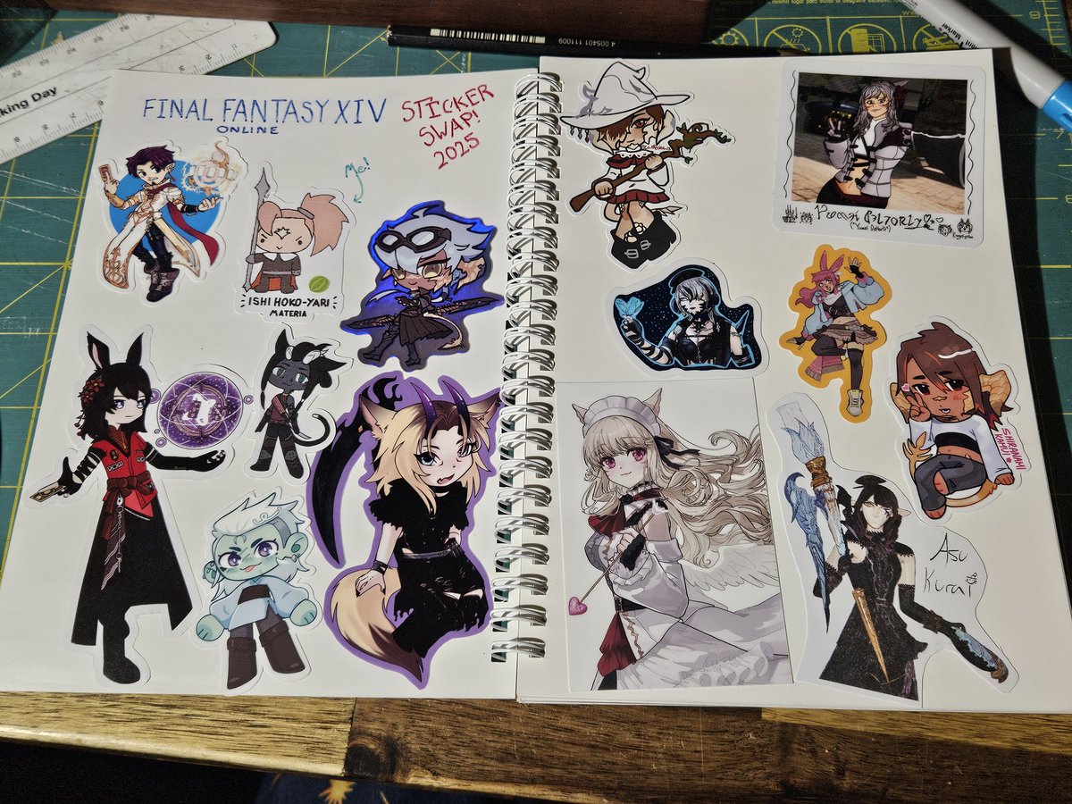 Thank you everyone who traded their FFXIV WoL stickers with me this weekend at <a href="/AdelaideArtcade/">Adelaide Artcade 🕹️ SEP 27-28</a>! Excited to hopefully do this again next year :)