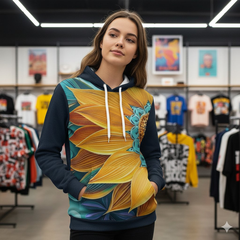 HasakuraArt's tweet photo. ๐ป Wearable Sunflower Art Hoodie โ Festival Ready
#WearableArt #SunflowerStyle #FestivalFashion #PsychedelicArt #EtsyFinds #UniqueGift https://t.co/8tOZ8tJnmV