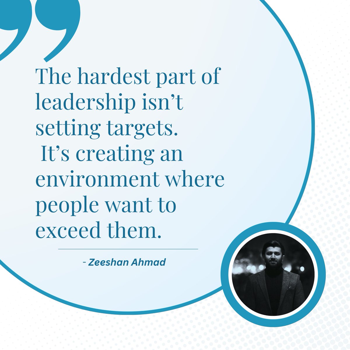Targets are numbers. Culture is momentum.

When people want to exceed goals, you don’t need to push — the environment pulls them forward.
