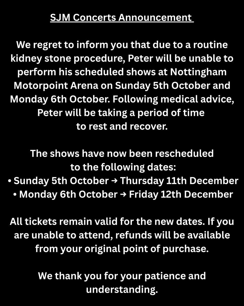 Peter Kay tweet media