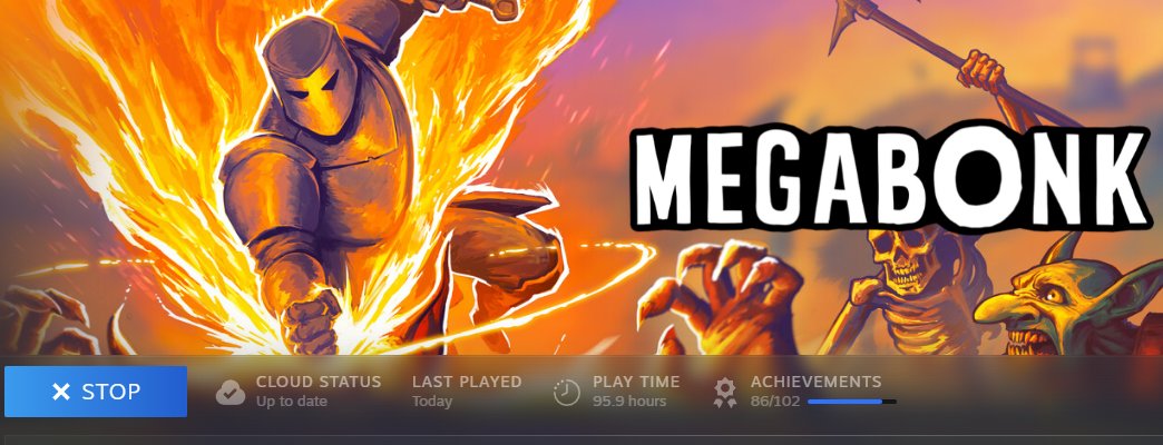 ANGE1K1G's tweet image. To the guy who made #megabonk, @MegabonkGame . You literally deserve all the money in the world. Look what you did to me... jokes aside, you are a living legend. You just showed the world how to make something simple yet 10 times more entertaining than some AAAs out there. ❤️