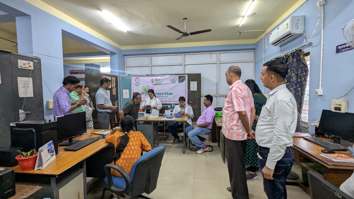 Conducted Medical Camp at FCI DO Birbhum on the occasion of Swacchata hi Seva - 2025