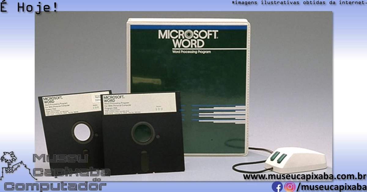 museucapixaba's tweet photo. É hoje! O editor de textos Microsoft Word 1.0 de 1983.
+em https://t.co/palaCLyvKi
#MuseuCapixaba #mcc #éhoje #museu #retro #OnThisDay #Microsoft #MicrosoftWord #MultiToolWord #Bravo #IBMPC #Macintosh #mouse #MSDOS #PARC #PCWorld #WordStar #WYSIWYG #Xerox #XeroxAlto #XeroxBravo https://t.co/fBUxJeTZmM