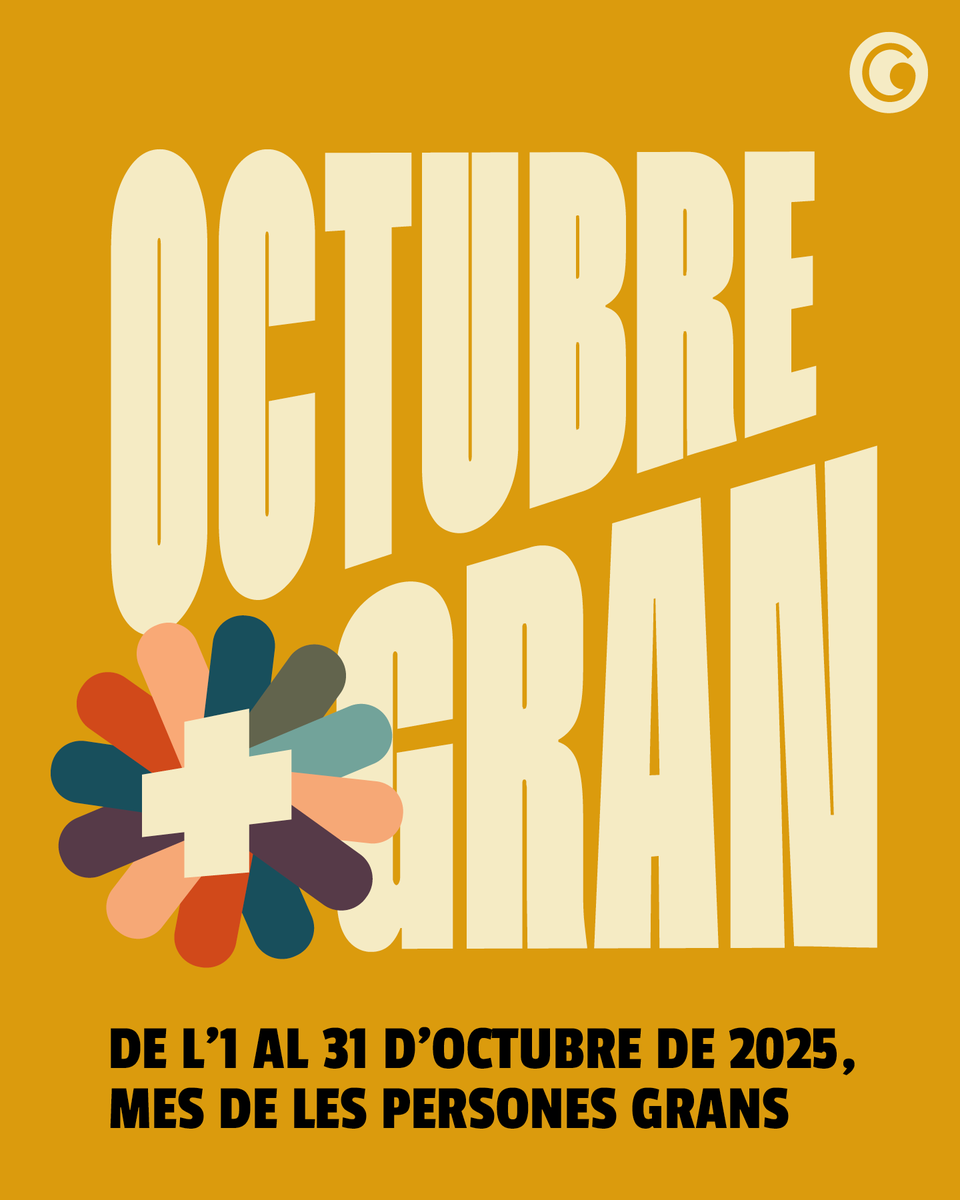 granollers's tweet photo. 🎉Inauguració de l’Octubre +Gran!

Presentació del programa Octubre +Gran  i de la guia d’activitats i serveis per a persones grans.

📆Dimecres 1 d’octubre
🕐10 h
📍Sala Tarafa

Per a més informació: https://t.co/c82zQUUvNv https://t.co/dYNY4LZCp9