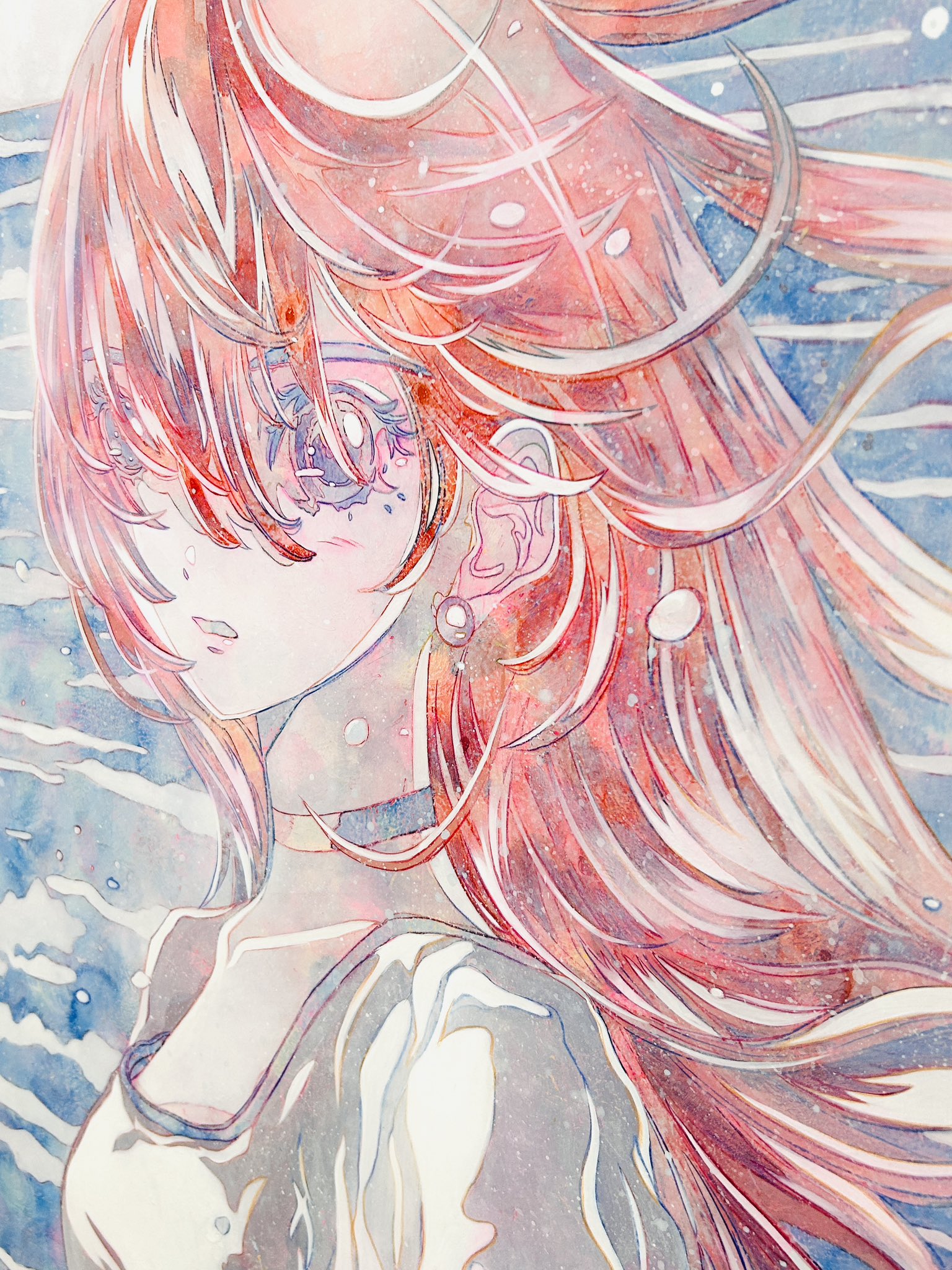 大槻香奈　「波」 大槻香奈＊画集「ゆめの傷口」発売！ (@KanaOhtsuki) / X