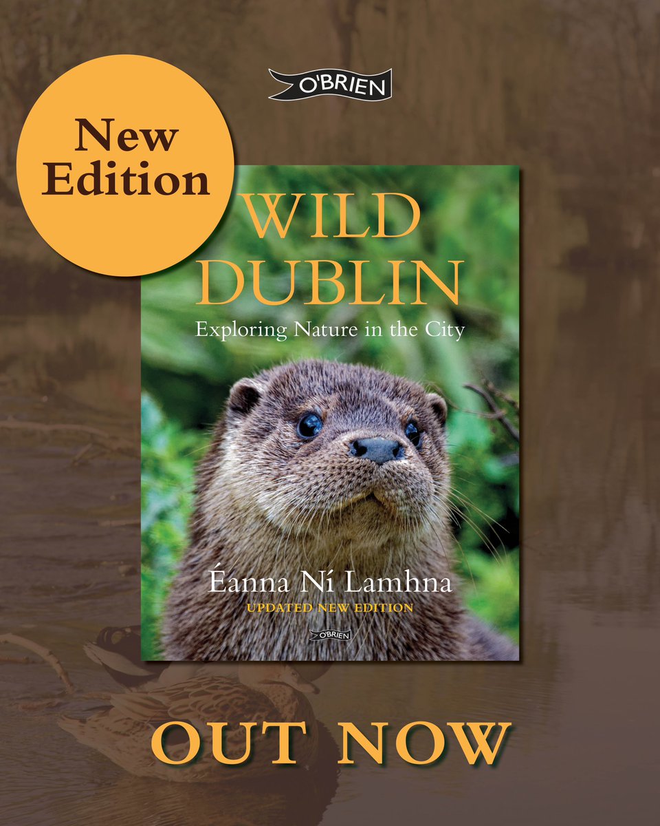 OBrienPress's tweet photo. Happy publication day to ‘Wild Dublin - Exploring Nature in the City’ by Éanna Ní Lamhna 🦋
 
With photographs by Anthony Woods and illustrations by David Daly.
 
Available in all bookshops! https://t.co/67vw4YoSbh