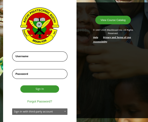 AuchiPoly1's tweet image. #StudentLearning
This is a kind reminder for all Auchipoly Students to complete their Orientation Course on Blackboard Learning Management System (LMS). 
use the link below for more info....
auchipoly.edu.ng/ap/blackboard-…